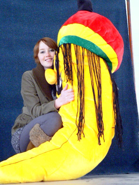 reggae banana stuffed animal