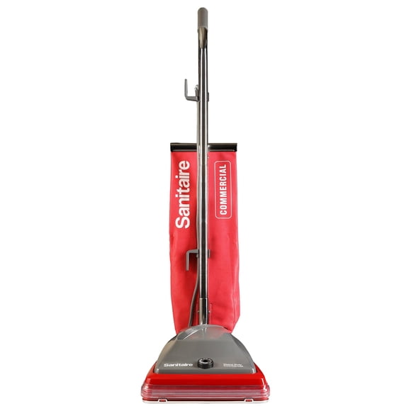 Aspiradora vertical comercial con bolsa Sanitaire TRADITION SC684G, color rojo