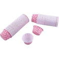 thumbnail image 1 of 100pcs Baking Paper Mold, Polka Dot Baking Cup Colorful Mini Ring Cupcake Liner Wedding Decoration Paper Muffin Box Birthday Party (powpoint Powder), 1 of 4