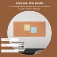 thumbnail image 3 of HEALEEP Tableau d'Affichage en Liège Marron pour Bureau Ancre Messages 1Pcs, 3 of 8