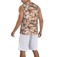 thumbnail image 2 of Sikiie Colorful Seashells Basketball Jersey Reversible Men's Mesh Athletic Sports Shirts Training Practice S-4XL4X-Large, 2 of 6