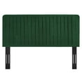 thumbnail image 5 of Modway Milenna Channel Tufted Performance Velvet King/California King Headboard in Emerald, 5 of 10