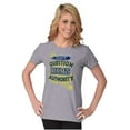 thumbnail image 3 of Don't Question Moms Authority Funny Womens Fitted Plus Size Graphic Tee Brisco Brands 2X, 3 of 5