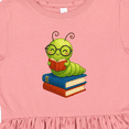 thumbnail image 4 of Inktastic Reading Bookworm Girls Toddler Dress, 4 of 5