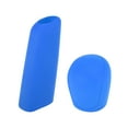 thumbnail image 1 of Unique Bargains Auto Handbrake Cover Gear Shift Knob Cover Car Shifter Protector Set Universal Silicone Blue, 1 of 8