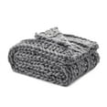 thumbnail image 4 of Cozy Tyme Francine Channel Knit Throw - 40"x 60" Light Grey, 4 of 11