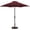 Burgungy, variant on 9FT Patio Umbrella Outdoor with Heavy Duty Base Included,Table Umbrella with Push Button Tilt and Crank, UV Protection Waterproof for Yard/Outdoor/Wedding Parties and Events