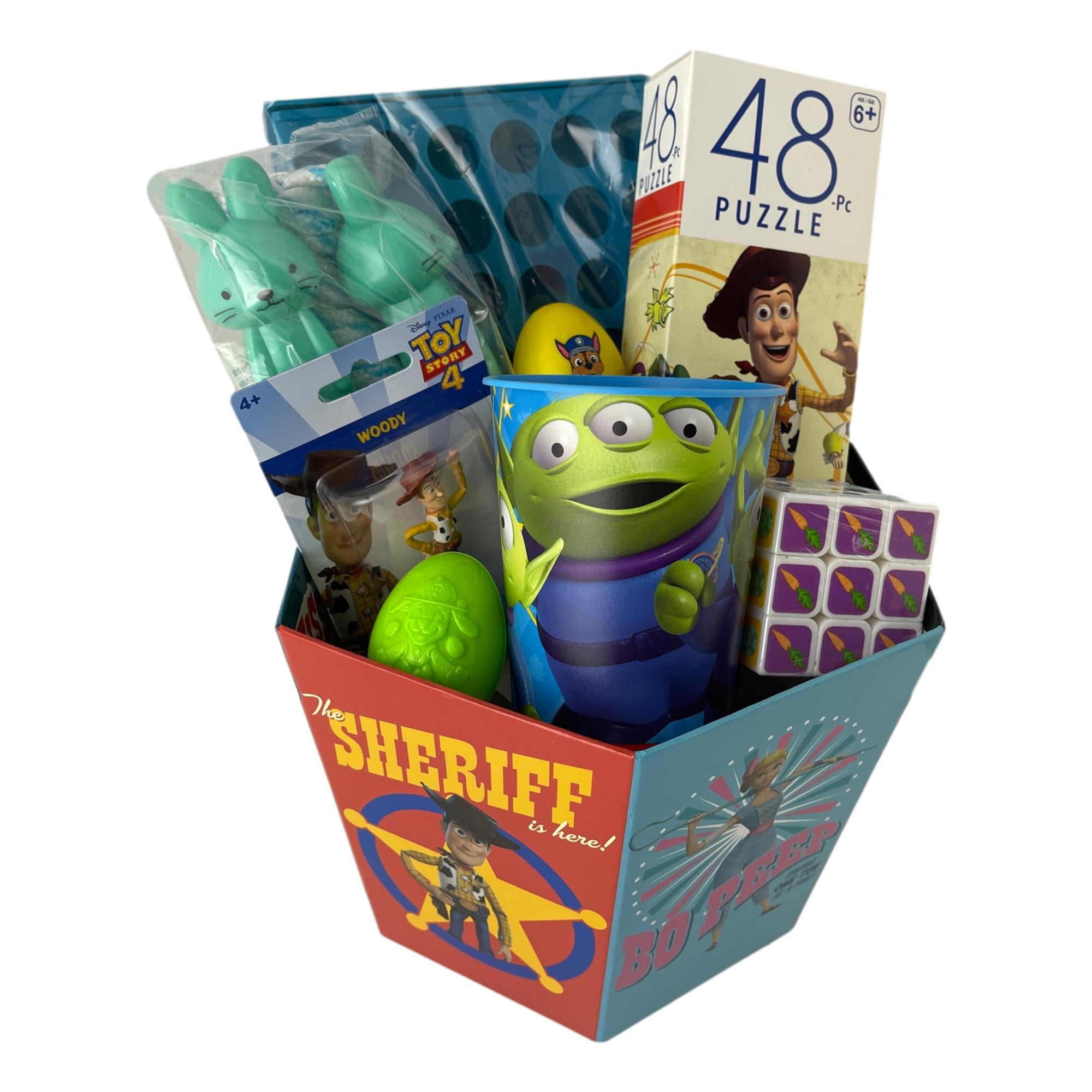 Premade Toy Story Boys Easter Basket filled with Toys, Candy, and