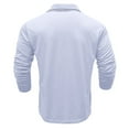thumbnail image 5 of VSSSJ Casual Shirts for Men Big and Tall Solid Color Long Sleeve Button Collared Pullover Tops Casual Cozy Breathable Sport Basic Tshirts White XXL, 5 of 7