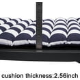 thumbnail image 6 of 2 PCS Set Outdoor Lounge Chair Cushion Replacement Patio Seat Cushion,Blue-White Stripe(Cushion only, chair not included), 6 of 9