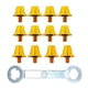 thumbnail image 3 of 12 x Clavos para zapatos de fútbol Zulema M5 Oro con llave, 3 of 8