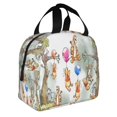 thumbnail image 2 of Winnie Bear P-ooh Reusable Lunch Bags Portable Insulated Lunch Box Tote Bag Cooler Office Picnic, 2 of 9