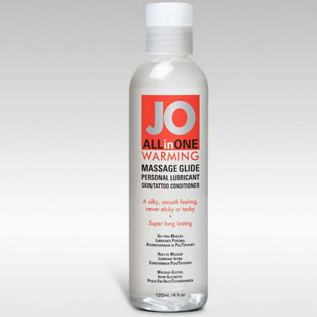 JO All-In-One Massage Glide Warming Silicone-Based Personal Lubricant - 4