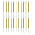 thumbnail image 1 of Uxcell 24 Pcs Colored Gel Pens, 0.5mm Fine Point Pastel Gel Pens High Light Ink for DIY Projects Painting Journaling Notebook Black Paper Drawing, 15cm Length Gold Ink, 1 of 6