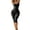 Black, variant on Women's Fajas Colombianas Reductoras Levanta Cola Post Surgery Body Shaper Tummy Control