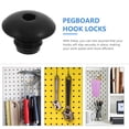 thumbnail image 3 of HAMPPLIES 120Pcs Pegboard Hook Stopper Set Black Rubber Locks for Practical Home Organization, 3 of 6