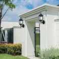 thumbnail image 6 of 2-Pack 1-Light 16.85-in Black Outdoor Wall Lantern Sconce, 6 of 6