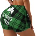thumbnail image 1 of Fotbe St Patrick's day Shorts Sin Costuras – Shorts Deportivos de Cintura Alta para Mujer, Elásticos para Gimnasio, Yoga, Running o Ciclismo-Large, 1 of 8