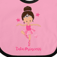thumbnail image 4 of Inktastic Ballerina Tutu Princess Girls Baby Bib, 4 of 4