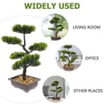 thumbnail image 2 of Miangastore Exquisite Artificial Pine Tree in ABS for Home Decor Green仿真装饰品, 2 of 8