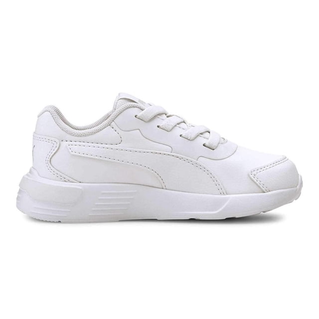 Tenis Niños Infantil Puma Deportivo Escolar Taper blanco 10 MX
