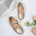 thumbnail image 7 of OSOLU Girls Dress Shoes Mary Jane Low Shoes Ballerinas Children Princess Shoes Wedding Shoes Flat Evening Shoes Party School Shoes For Weddings Birthday Parties Campus Classic Footwear, 5-6Years, 7 of 7