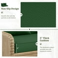 thumbnail image 4 of Pakunoda Outdoor Loveseat Cushion Set 46 x 26 Inch, Water Repellent, Fade Resistant, Patio Loveseat Replacement Cushions for Couch Bench and Swing, Green, 4 of 6