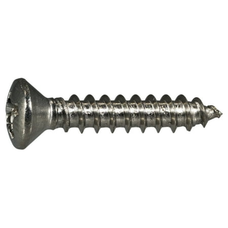 

#6 x 3/4 18-8 Stainless Steel Phillips Oval Head Sheet Metal Screws SMSOSS-086