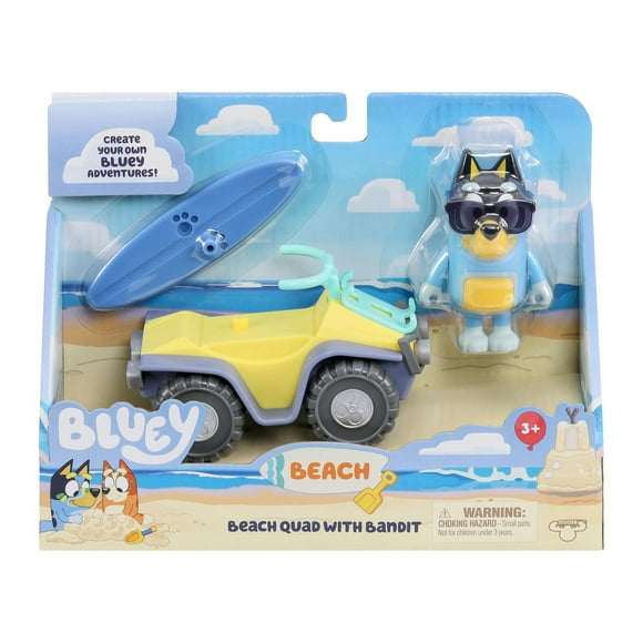 BLUEY BEACH VEHICLE & FIGURE BEACH QUAD