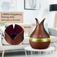 thumbnail image 3 of ESULOMP 300ml LED Essential Oil Diffuser Humidifier Aromatherapy Wood Grain Vase Aroma, 3 of 6