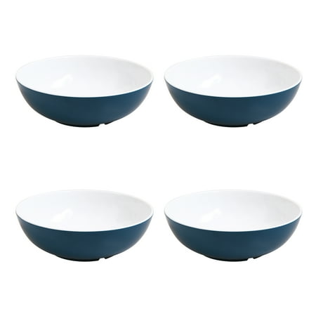 - Mainstays Melamine Mix and Match Blue 4-Pack Cereal Bowls