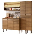thumbnail image 1 of Cocina Integral Completa 169cm Emilly Winter Madesa 08 - Marrón Madesa GREM169008, 1 of 9