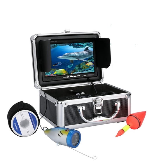 20M/30M/50M 1000tvl Underwater Fishing Video Camera Kit 12 PCS LED Lights With 7" Inch Color Monitor ,Built to Last