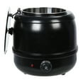 thumbnail image 4 of Xssm 10L Electronic Soup Warmer with Hinged Lid, Electric Soup Stove with Detachable Insert Pot, Adjustable Temperature Soup Porridge Stew Warmer, Restaurant Buffet Soup Kettle, 4 of 13