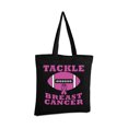 thumbnail image 2 of Awkward Styles Tackle Breast Cancer Tote Bag Breast Cancer Ribbon Canvas Bag Cancer Support Gifts for Cancer Survivor Breast Cancer Awareness Bag Pink Ribbon Shopping Bag Cancer Awareness Grocery Bag, 2 of 5