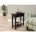 thumbnail image 4 of Frenchi Home Furnishing chairside Storage Table, Oak, 4 of 4