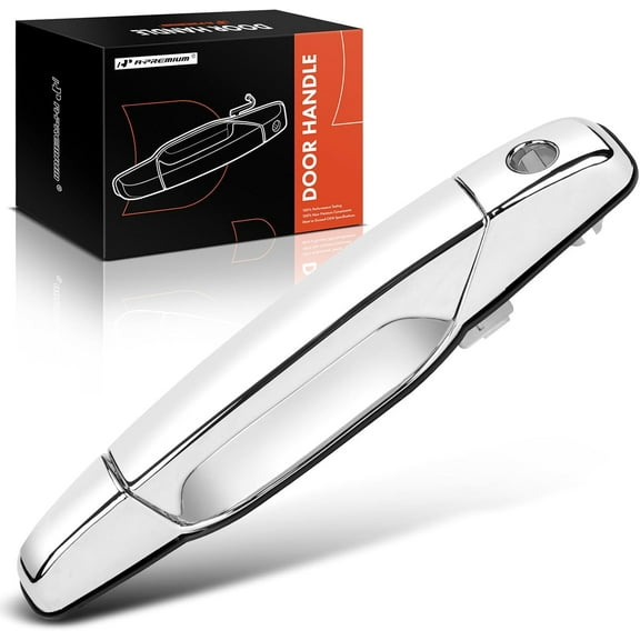 A-Premium - Front Left Driver Side Exterior Door Handle - Compatible with Chevy, GMC & Cadillac Models - 2007-2014 - Silverado, Sierra, Tahoe, Suburban, Avalanche, Yukon - Replace# 20828258, 22738721