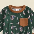 thumbnail image 3 of Xudanell Baby Boy Outfit Mallard Graphics Sweet Toddler Boy Winter Clothes Long Sleeve Tops Print Pants with Pocket Newborn Clothes, 3 of 4