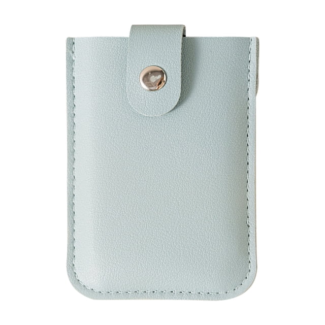 Business Card Wallet,Small Business Bags Concealed Pull Card Bag Storage Multi-Card Slot with Snap Button Pull-Out Business Card Storage Card Business Card Case