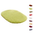 thumbnail image 2 of Cateissary Alfombrilla antideslizante para baño, alfombra para puerta ovalada de terciopelo ártico, absorbente y resistente al desgaste, alfombrilla Juegos de accesorios de baño plata gris Cateissary HA0065-09, 2 of 6