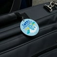 thumbnail image 5 of Care Bears Bedtime Bear My Bed Needs Me Round Luggage ID Tag Card Suitcase Carry-On, 5 of 8