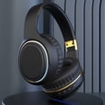 thumbnail image 2 of 1pcs Foldable Over-ear Bluetooth Headphones - Wireless Sports Headphones with Wired Option - Breathing Light Design - Suitable for PC Games and Music - Comfortable Wearing and High Quality Sound, 2 of 9