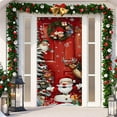 thumbnail image 3 of Santa Ladder Door Cover Wreath Hanging Banner for Indoor Outdoor Use Polyester Material Holiday Decoration for Home Garden Courtyard 71 x 35 Inches, 3 of 3