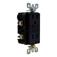 thumbnail image 4 of contacto dúplex icft negro leviton, 4 of 6