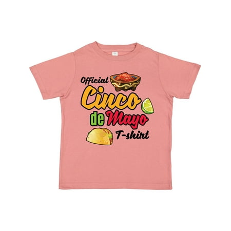 

Inktastic Cinco De Mayo Official Tshirt Funny Pun with Taco Salso and Lime Gift Toddler Boy or Toddler Girl T-Shirt