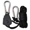 thumbnail image 2 of Yescom 3 Pairs Yoyo Hanger 150lbs Heavy Duty Rope Hanger Adjustable for HPS MH T5 Grow Light Reflector Hydroponics, 2 of 9