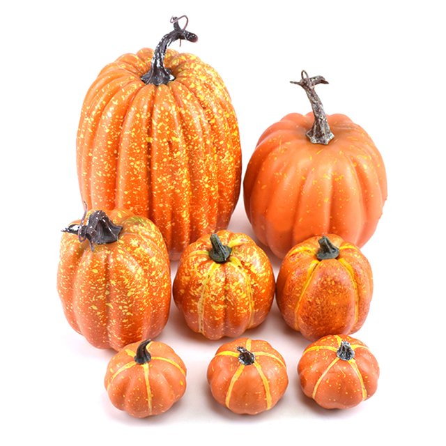 7Pcs Halloween Foam Simulation Pumpkin Model Craft Party Home Decoration