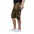 thumbnail image 4 of RAW X Mens Belted 12.5" Inseam Knee Length Cargo Shorts, Brown Camo, 40, 4 of 7