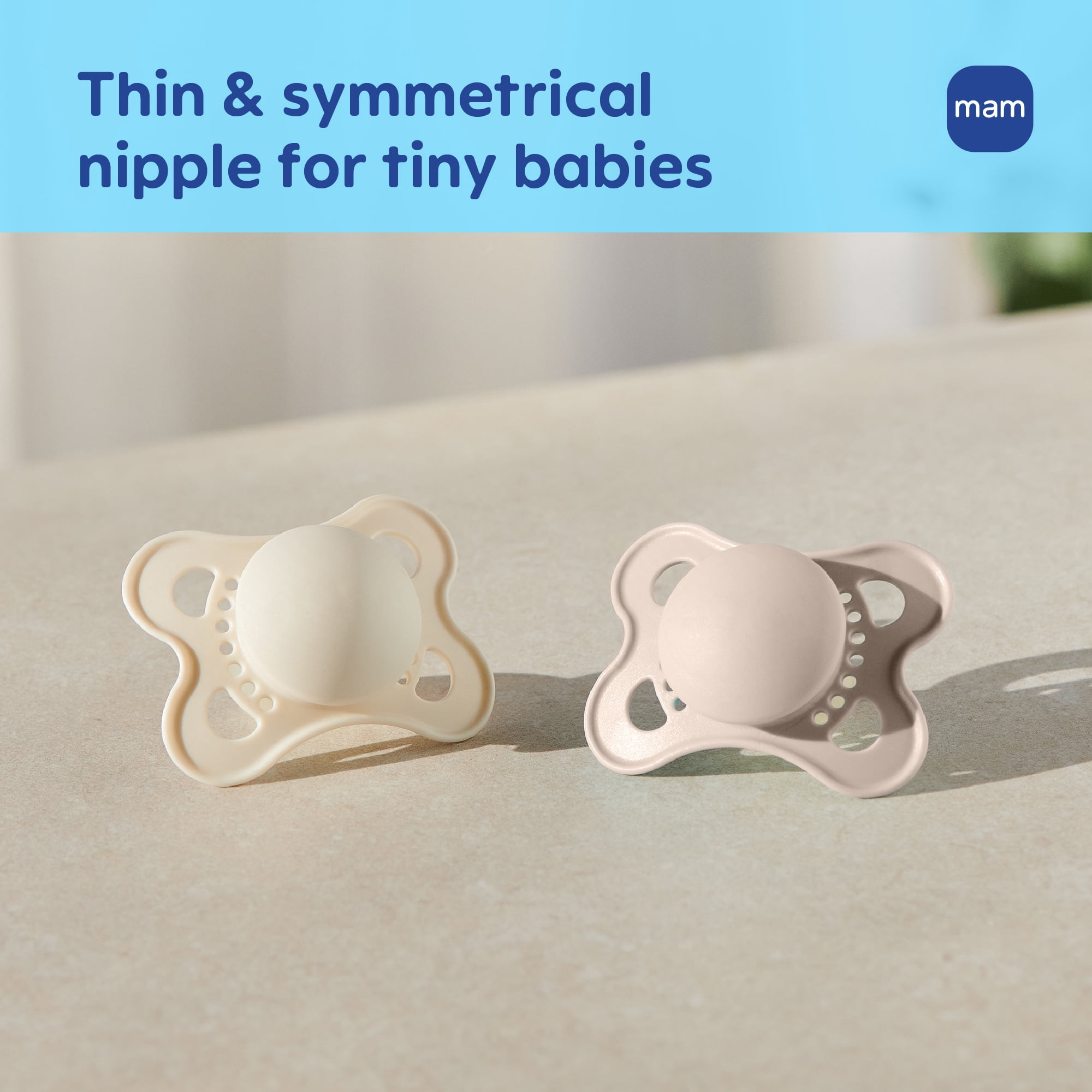 MAM Original Matte Pacifier, Assorted Colours 0-6 Months