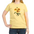 thumbnail image 1 of CafePress - Redoute Sunflowers T Shirt - Women's Classic T-Shirt, 1 of 1